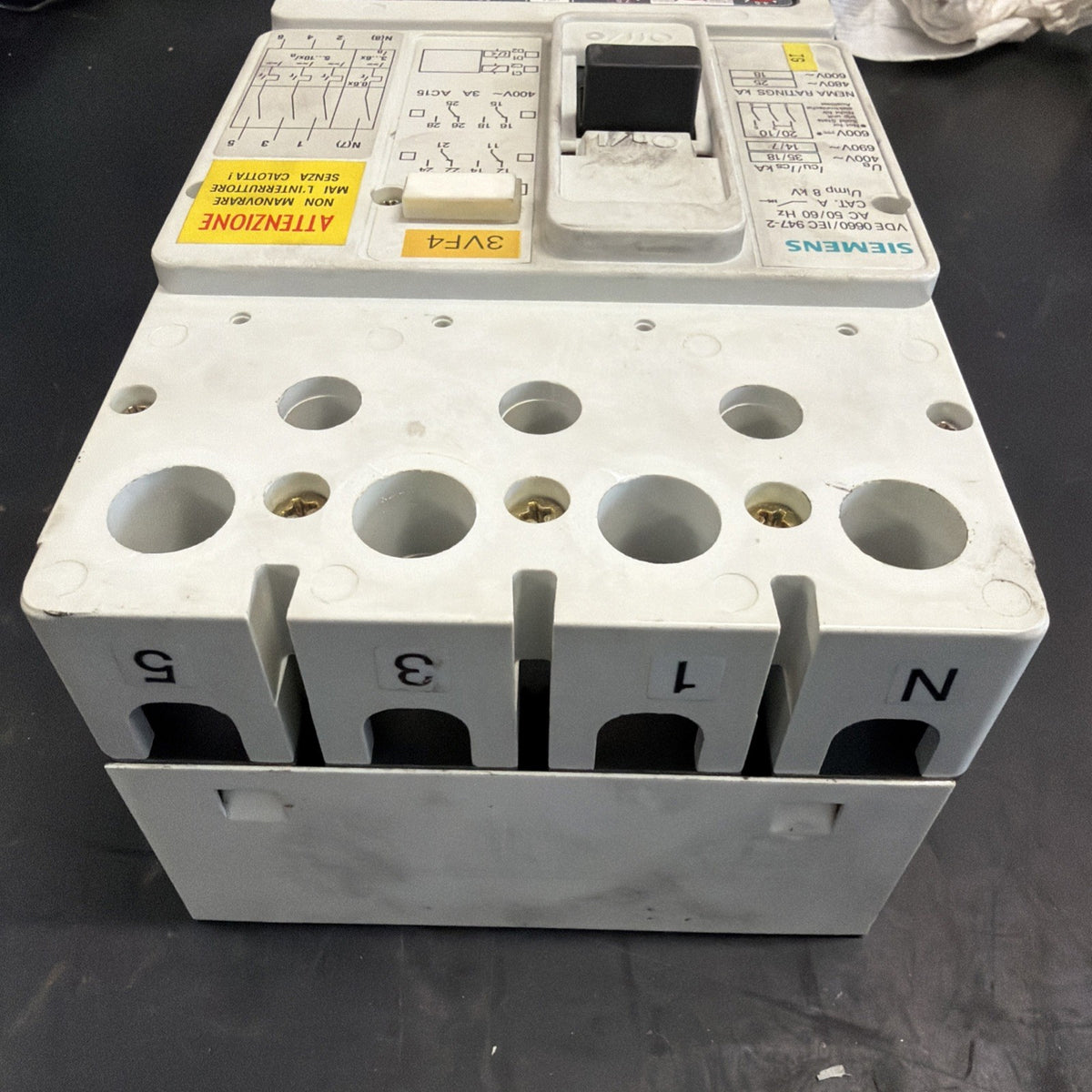 Siemens 3VF9427-1HM40 Accessorio Interruttore Automatico 3VF3