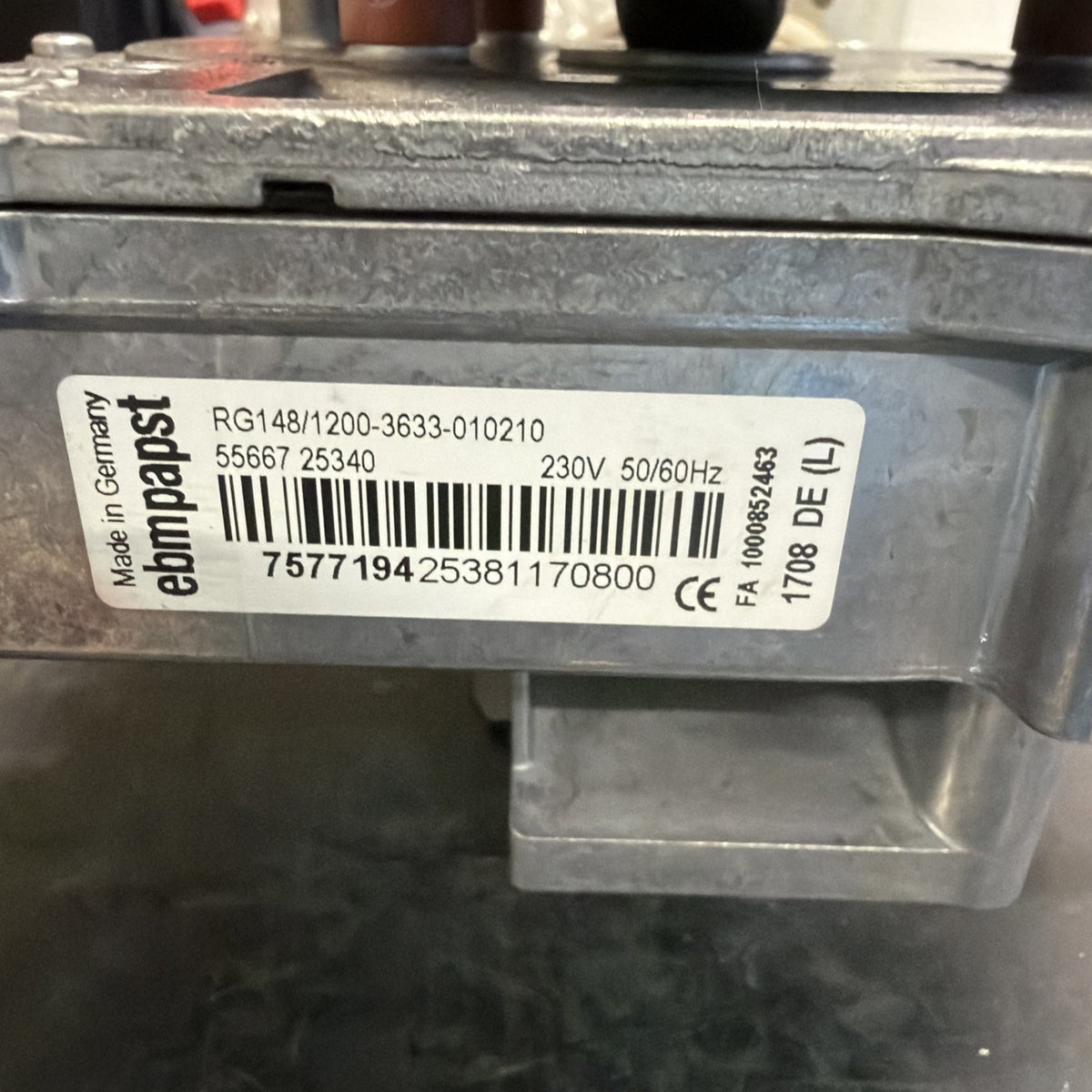 Viessmann 7840511 Ventilatore Aspirazione Fumi ebm-papst RG1482