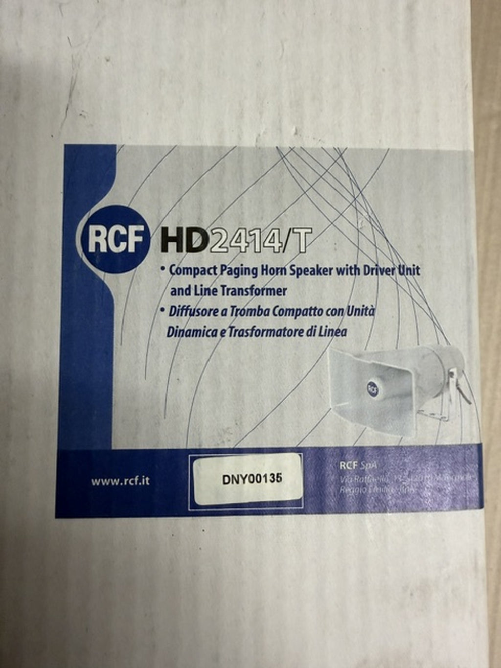 RCF HD 2414/T tromba compatta con driver e trasformatore 100V 15W IP66 nuova4