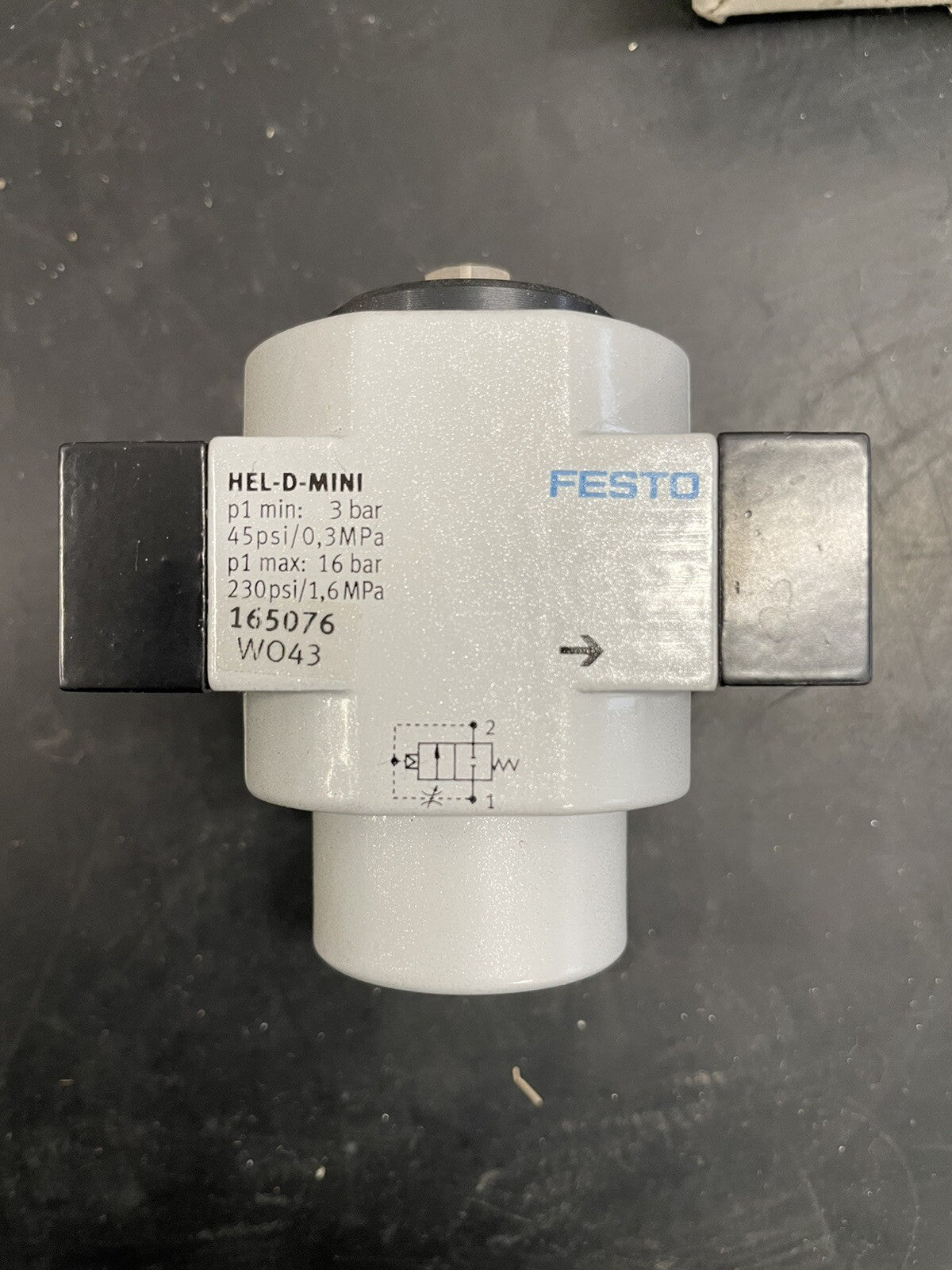 Festo HEL-1/8-D-MINI 165076 Valvola di Inserimento Avviamento Progressivo1