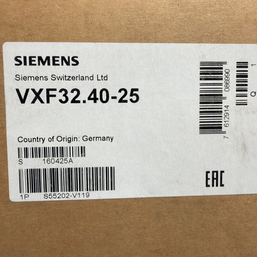 Siemens VXF32.40-25 Valvola 3 Vie DN402