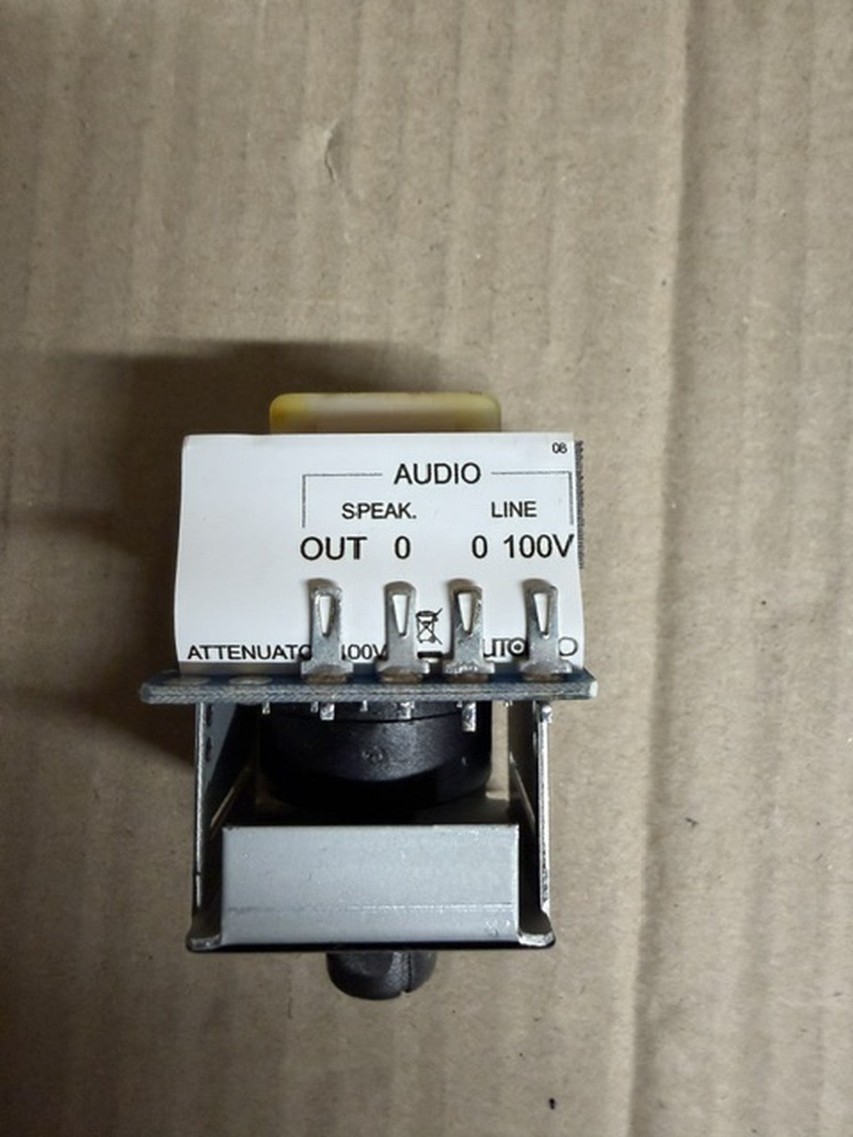 Tutondo CZ100V50N regolatore volume audio linea 100V 50W nero comando nuovo1