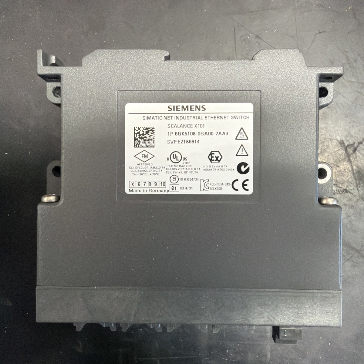 Siemens 6GK5108-0BA00-2AA3 SCALANCE X108 Switch Ethernet1