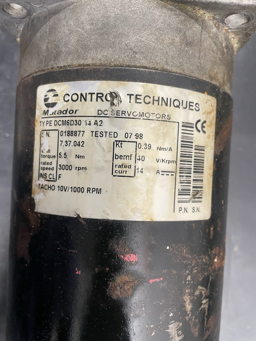 Control Techniques Matador DCM 6D 30/14 A2 Motore Elettrico2