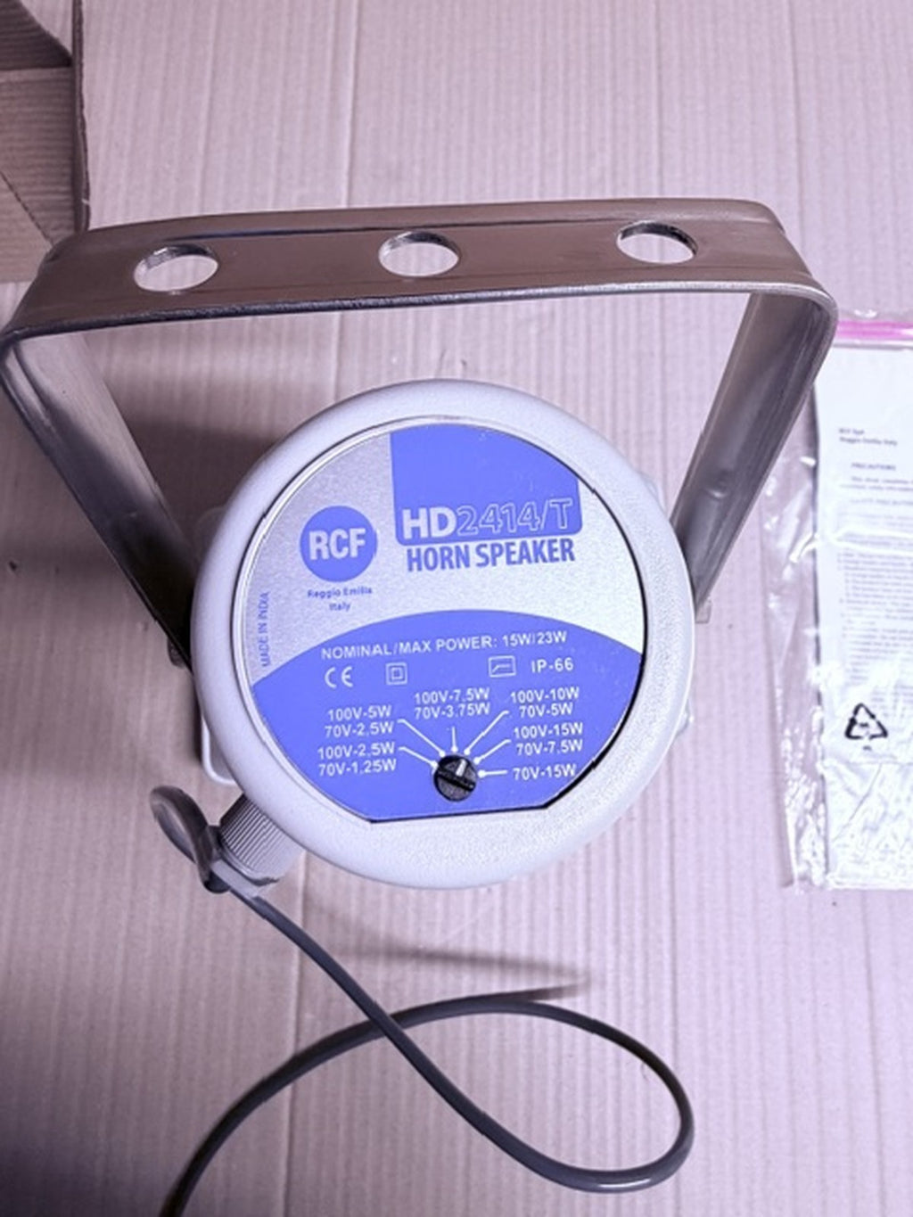 RCF HD 2414/T tromba compatta con driver e trasformatore 100V 15W IP66 nuova2