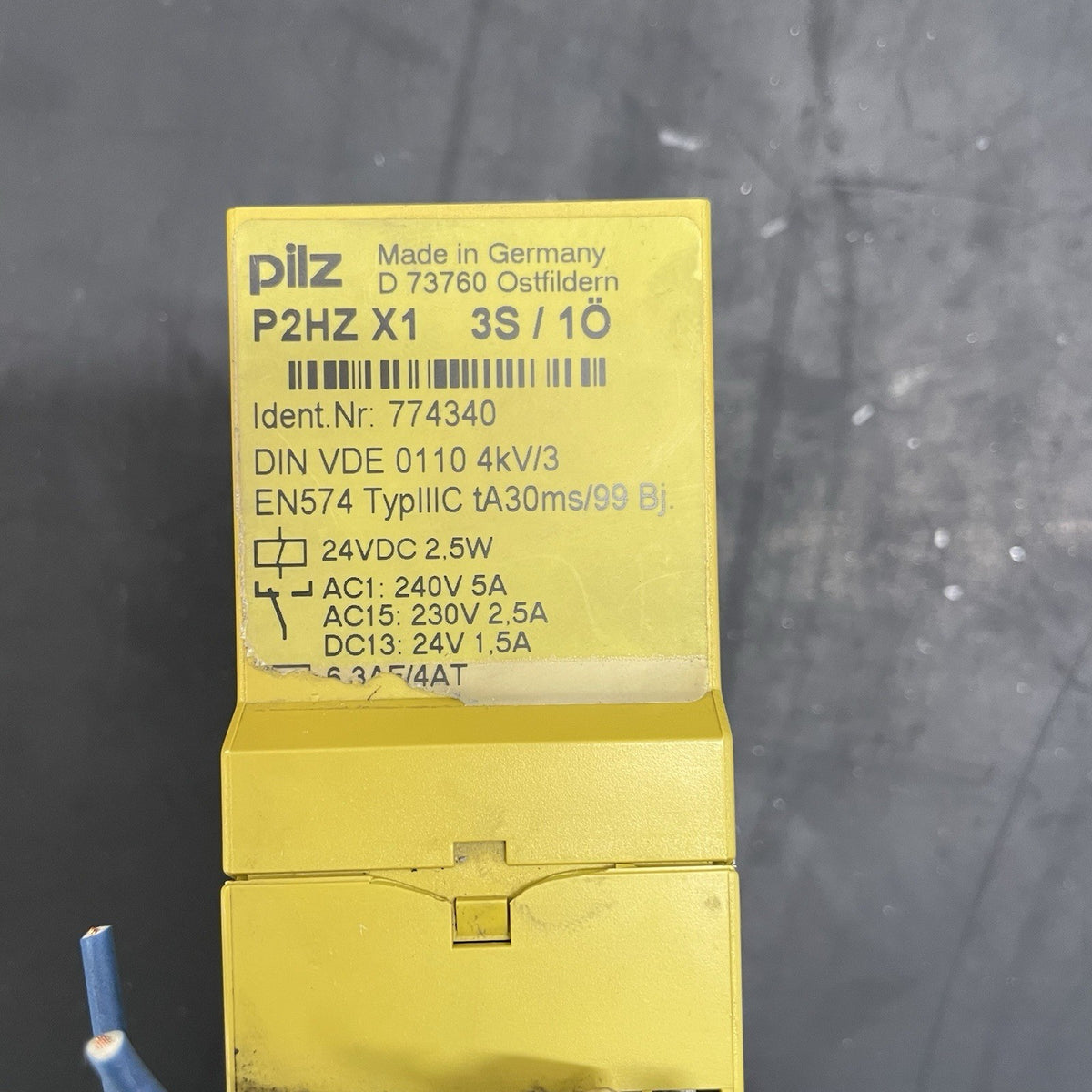 Pilz P2HZ X1 774340 Relè di Sicurezza Comando Bimanuale1