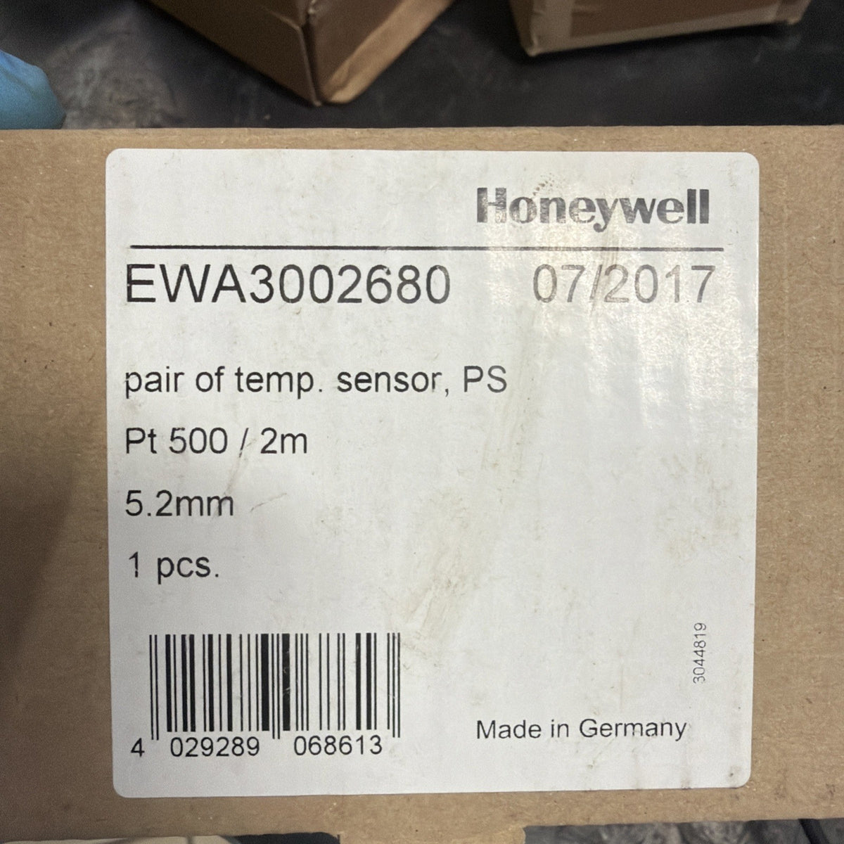 Honeywell Coppia Sensori Temperatura Pt500 5,2 mm Cavo 2 m2