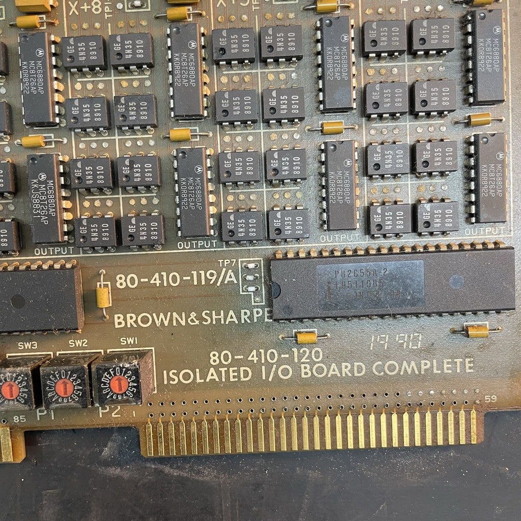 Brown & Sharpe 80-410-119/A Scheda I/O Isolata per CMM1