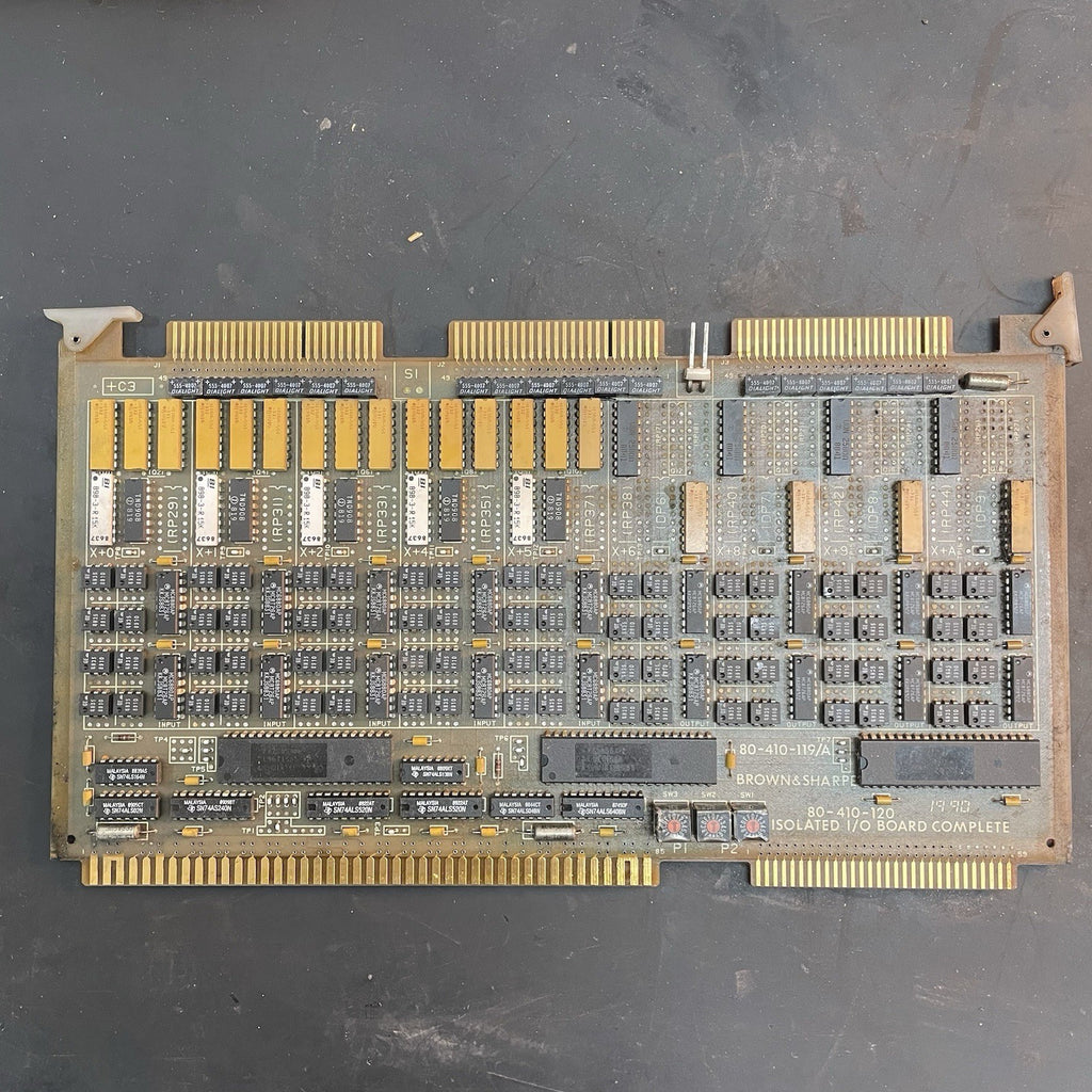 Brown & Sharpe 80-410-119/A Scheda I/O Isolata per CMM0
