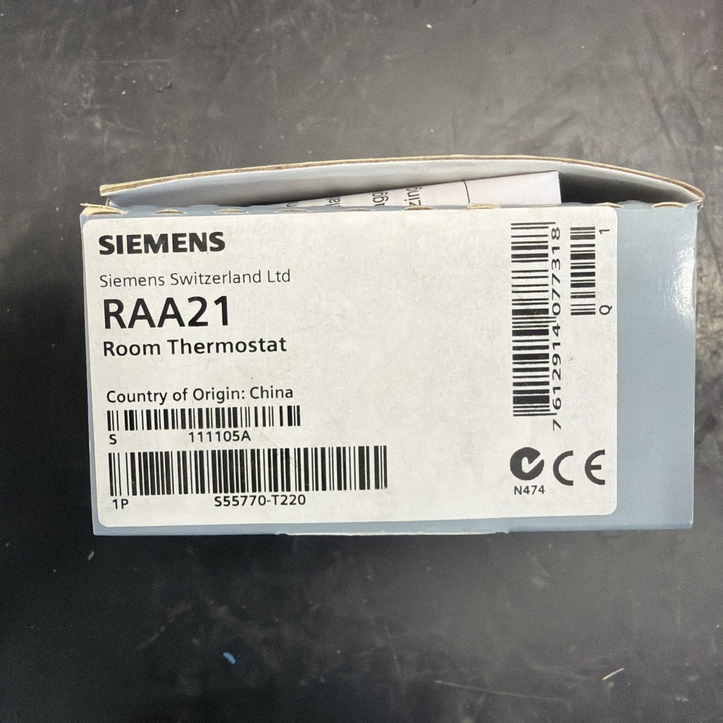 Siemens RAA21 Termostato Ambiente2