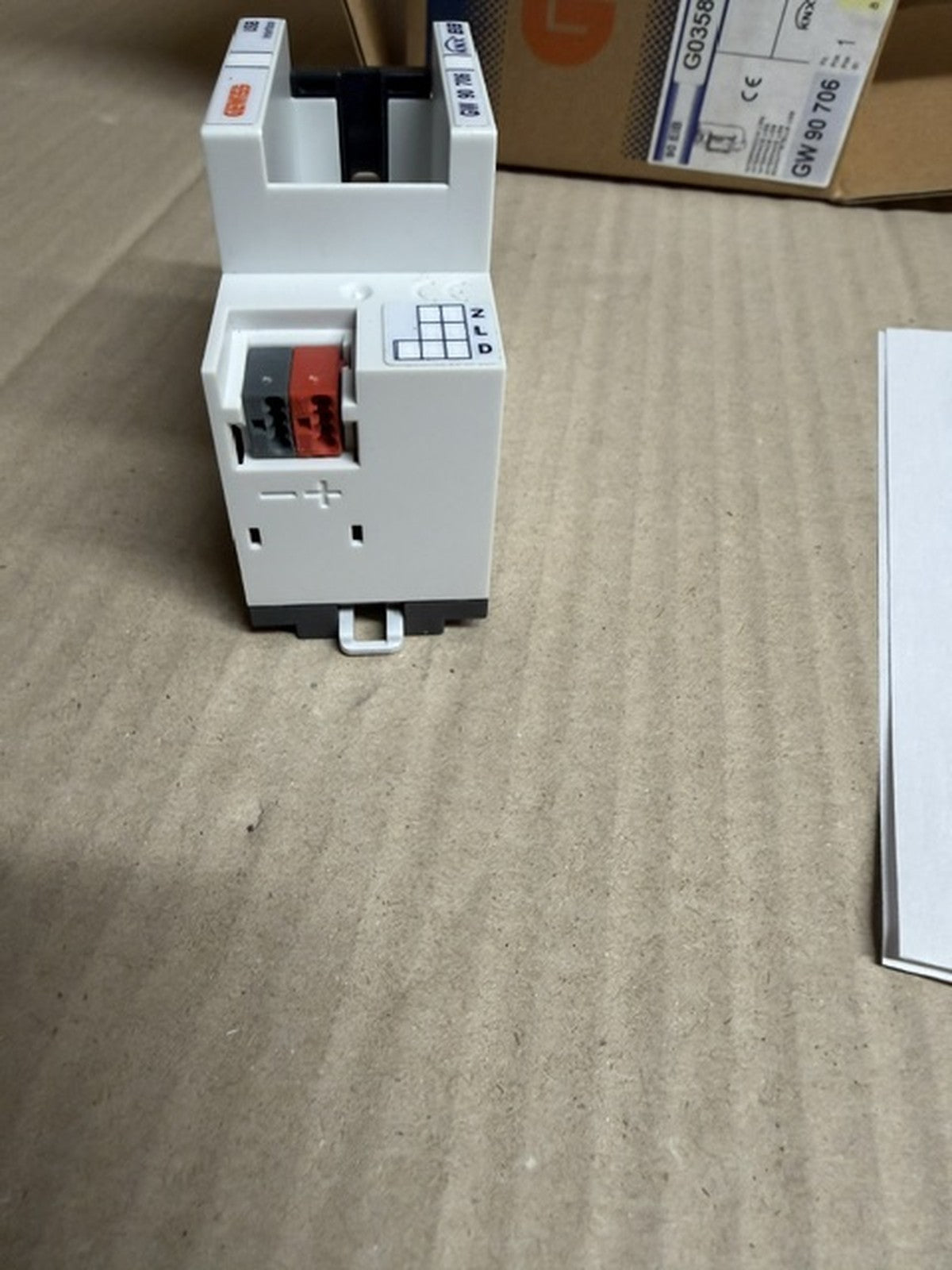 Gewiss GW90706 interfaccia USB KNX EIB guida DIN programmazione ETS nuova3