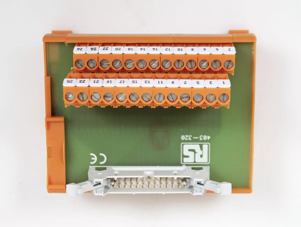 RS PRO 403-320 Modulo Interfaccia IDC 26 Poli Guida DIN 50V 1A0