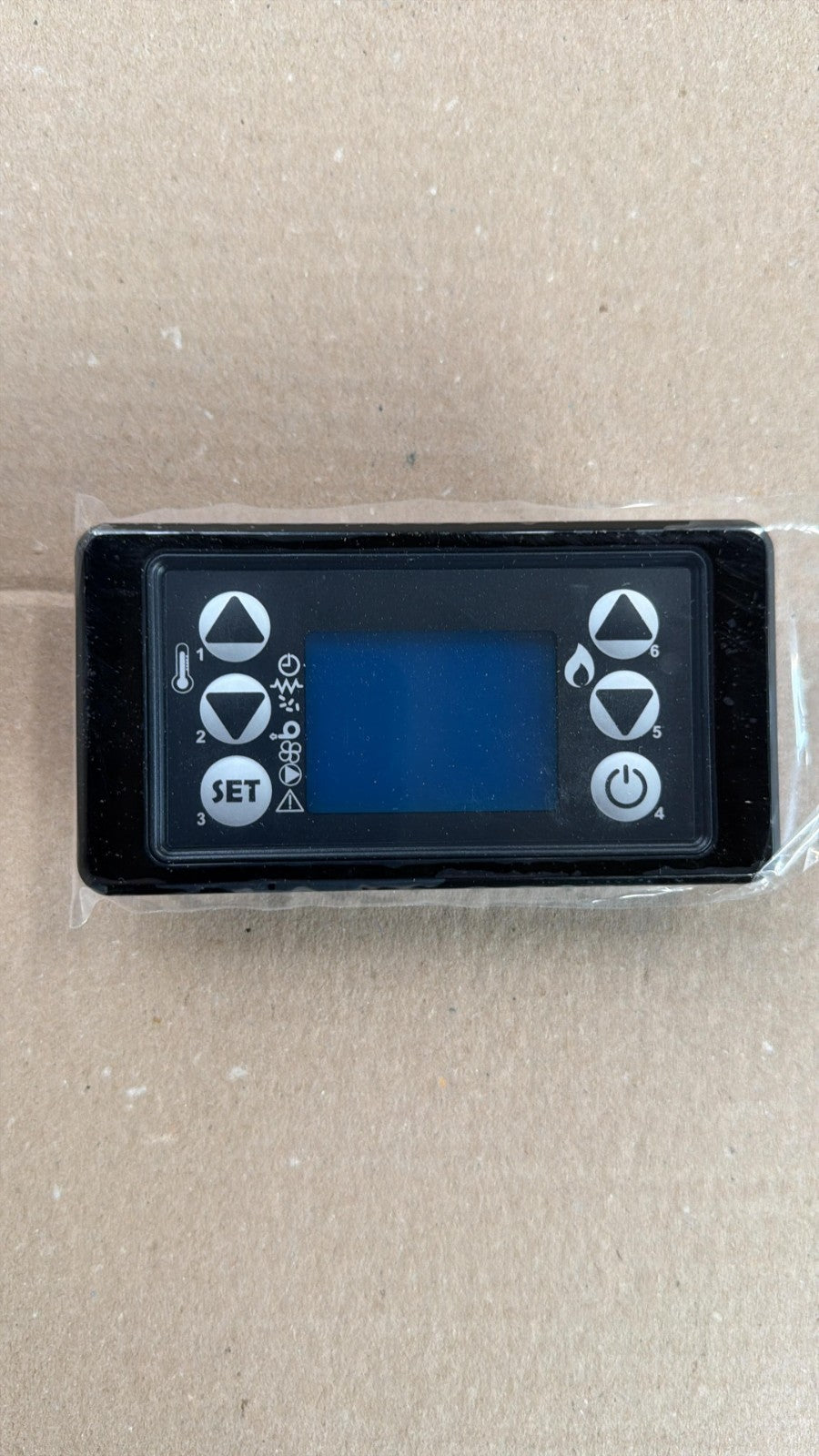 L'Artistico PQ007 B01 Display 6 Tasti LCD Blu Stufa a Pellet0