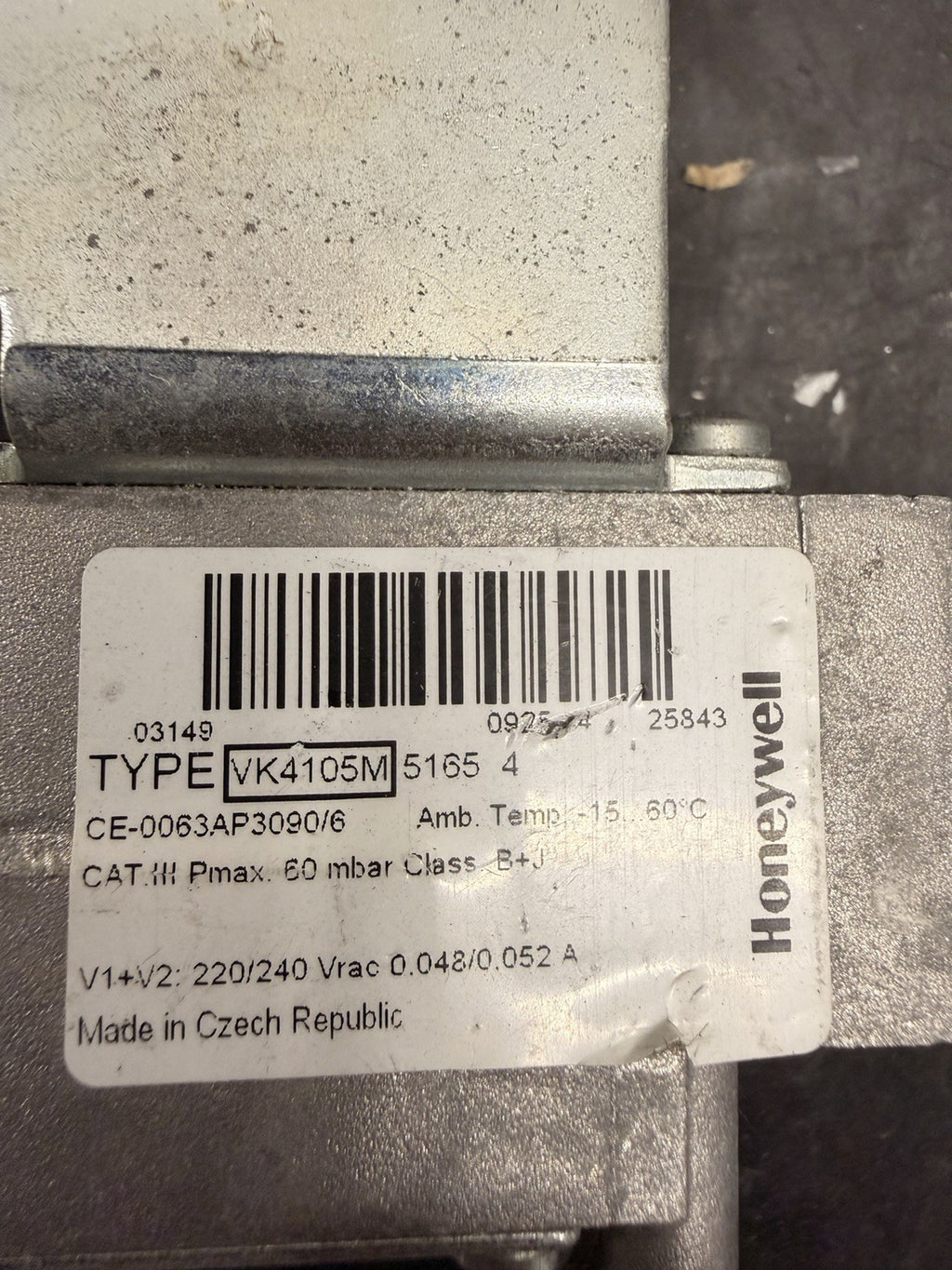 Honeywell VK4105M 5165 4 Valvola Gas per Caldaie1