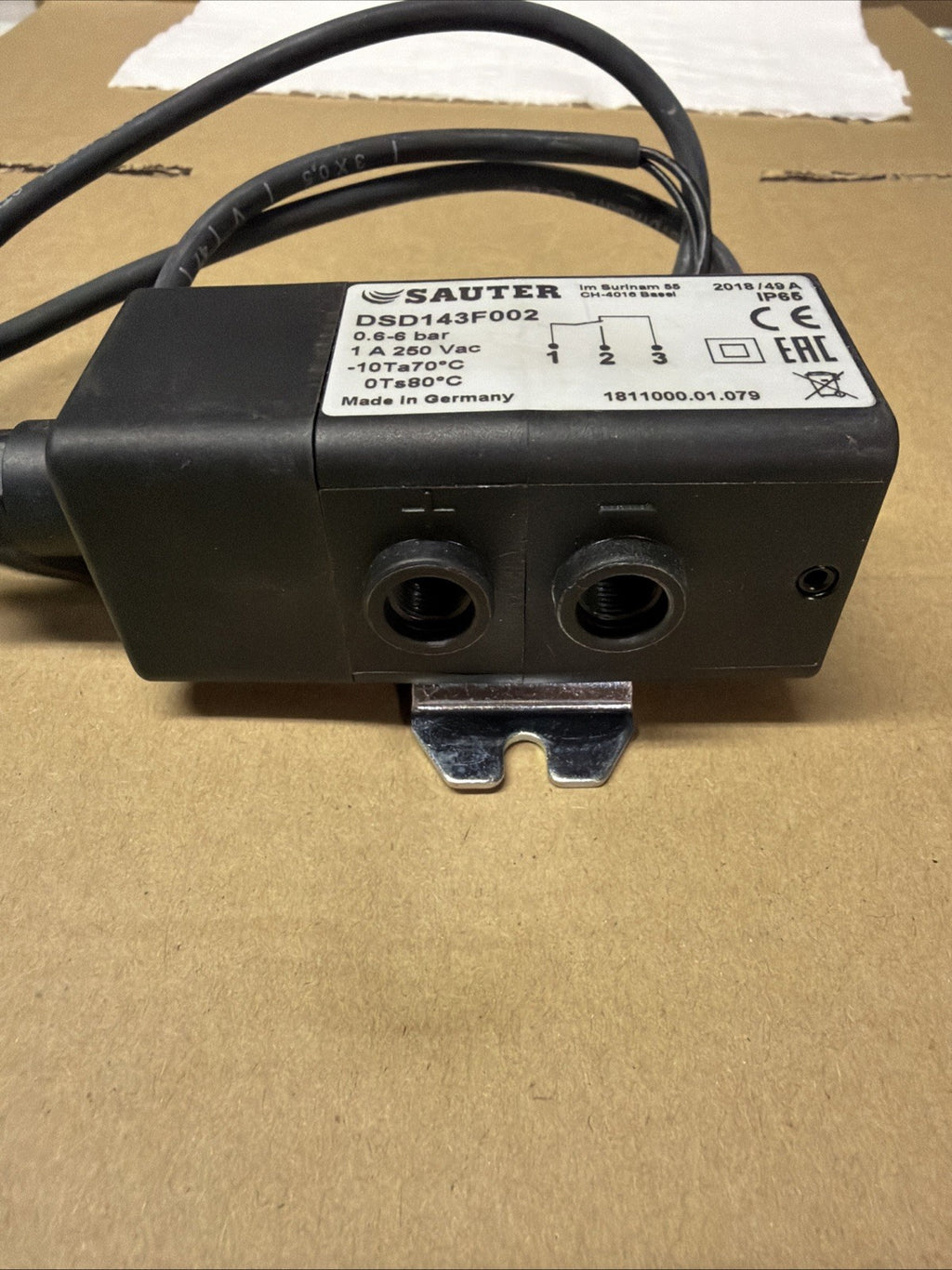 Sauter DSD143F002 Pressostato Differenziale 0,6-6 bar2