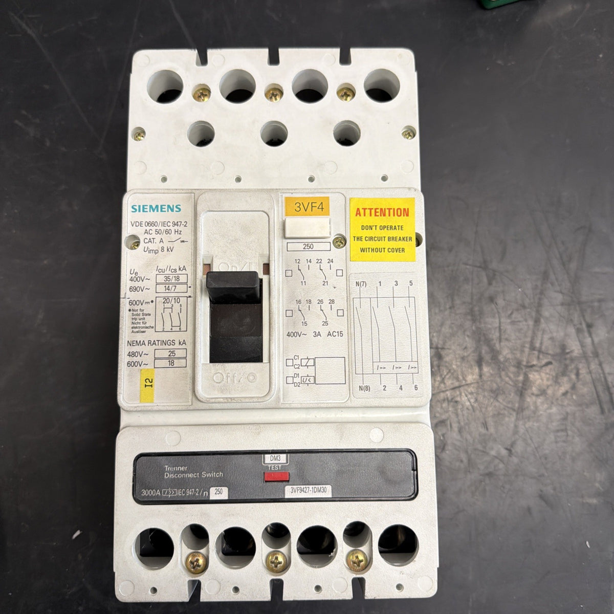Siemens 3VF9427-1DM30 Accessorio Interruttore Automatico 3VF0