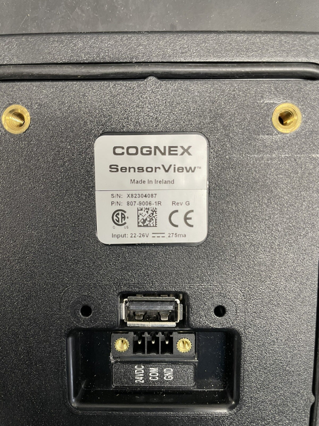 Cognex SV-350-000 807-9006-1R Display Sensor View2