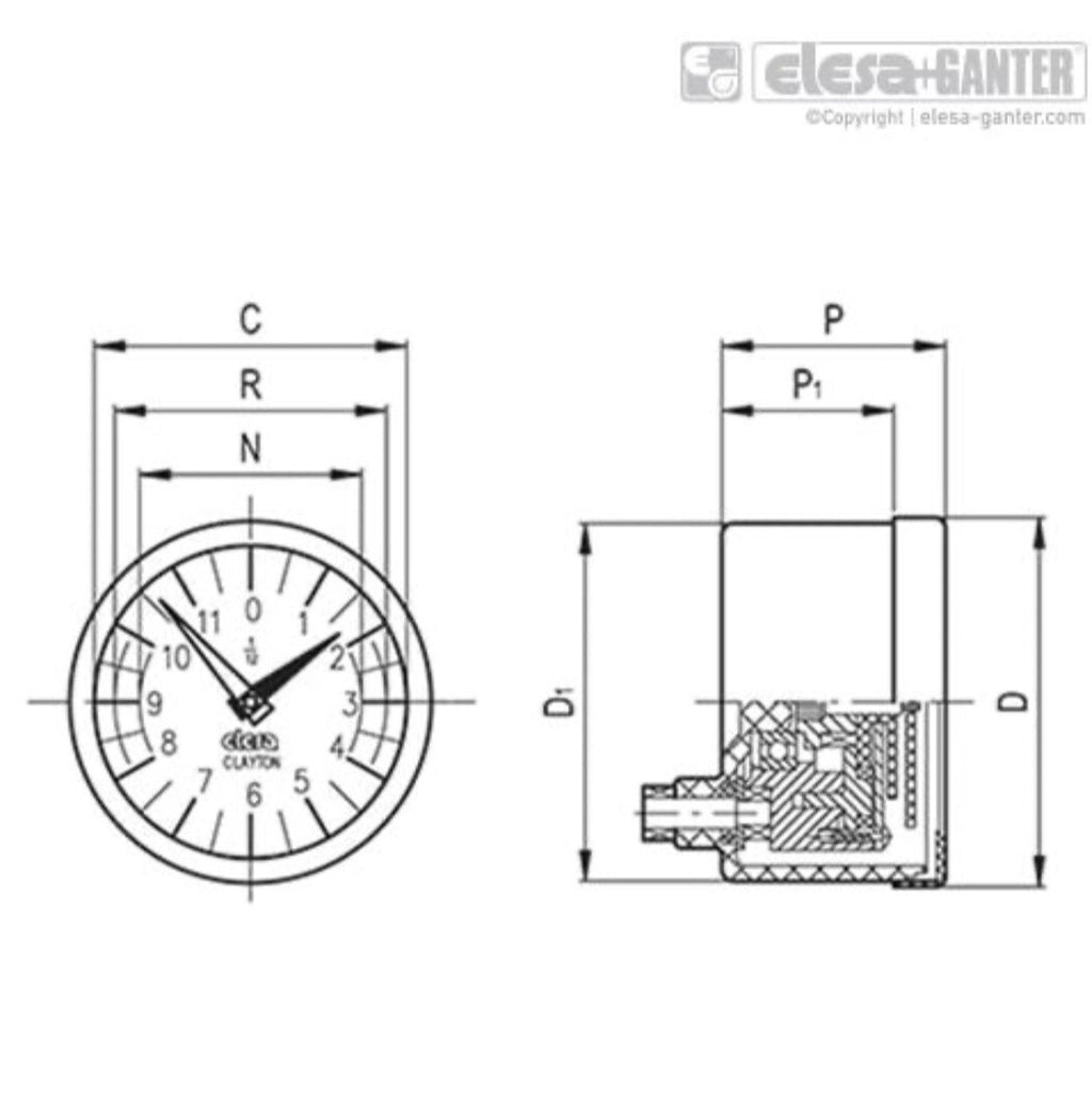 Elesa PA12-0100-D 75301 Indicatore di Posizione Contagiri1
