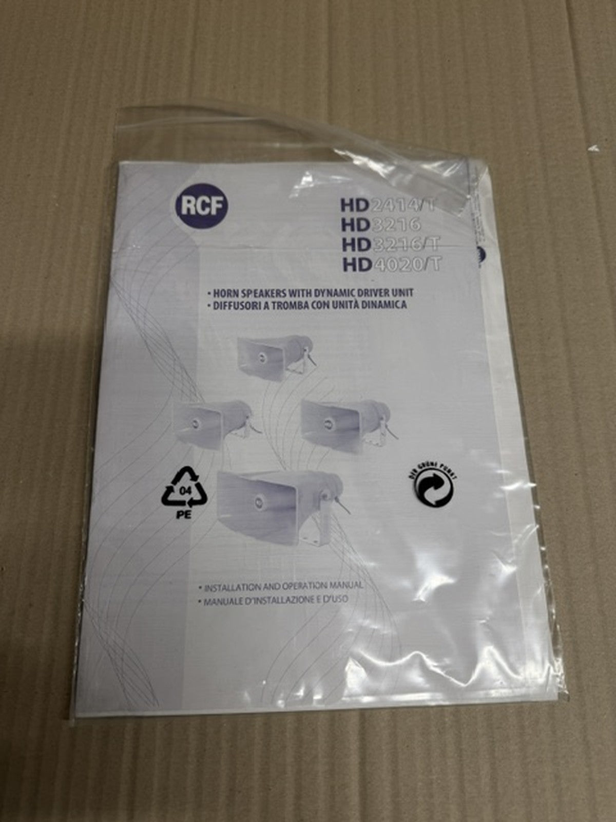 RCF HD 3216/T tromba con driver e trasformatore linea 100V 25W IP66 nuova1