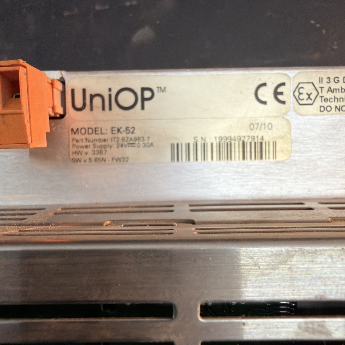UniOP EK-52 6ZA963-7 Pannello Operatore HMI2