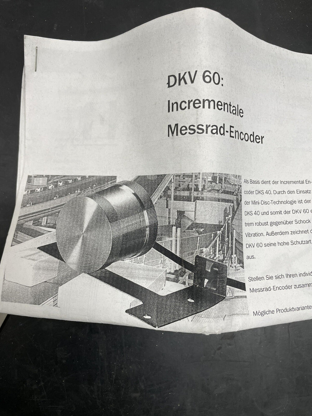 Sick DKV60-E1K02000 Encoder a Ruota di Misura0