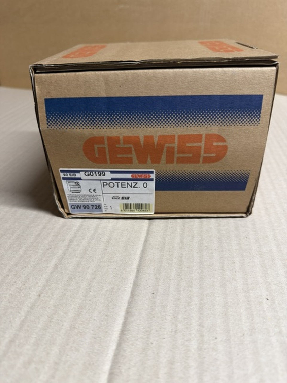 Gewiss GW90726 ingresso binario 8 canali 10V KNX EIB guida DIN nuovo0