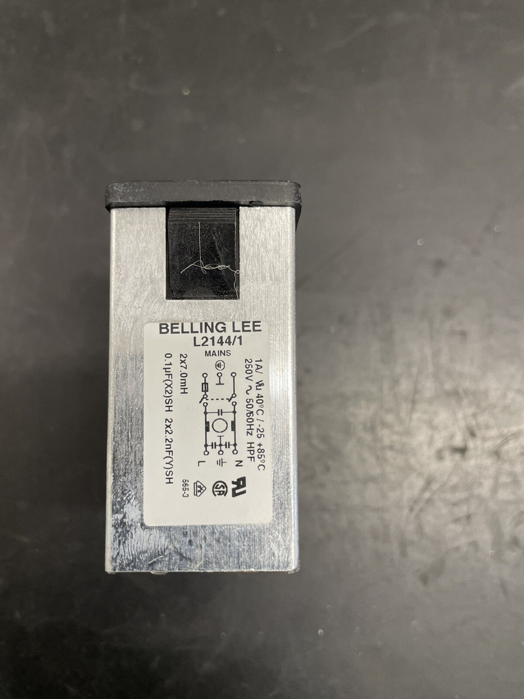 Belling Lee L2144/1 Presa IEC con Filtro Interruttore e Fusibile 1A0