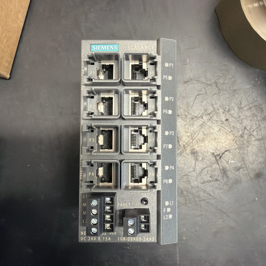 Siemens 6GK5108-0BA00-2AA3 SCALANCE X108 Switch Ethernet0