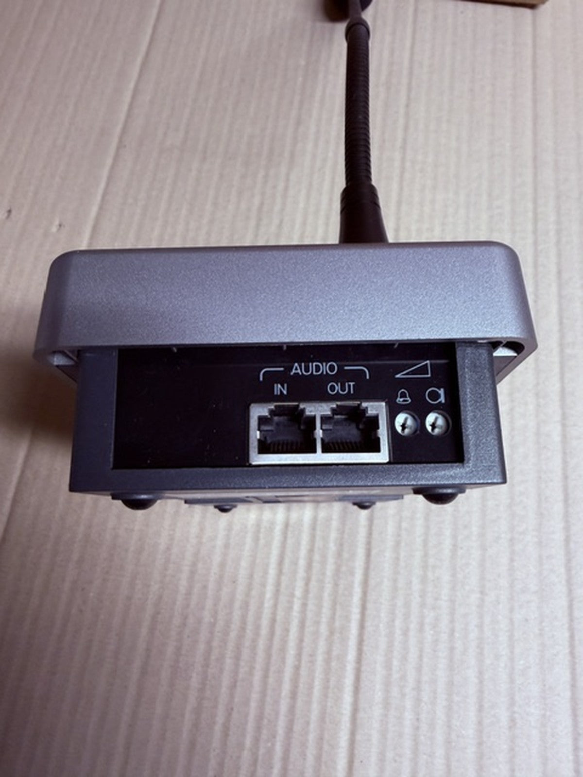 Paso B711-G base microfonica preamplificata collo d'oca RJ45 senza spugna0