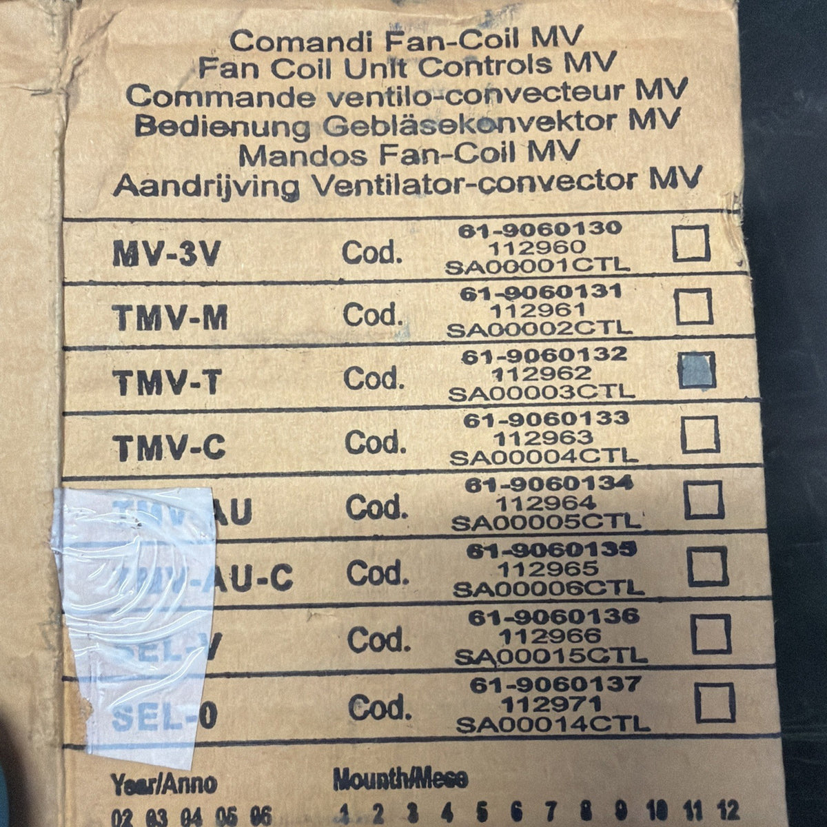 Sabiana CB 9060132 Comando 3 Velocità Ventilconvettore CRC-VM1
